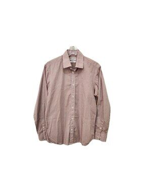 Spier & Mackay Dress Shirt Handmade Checks Gingham 100% Premium Cotton Mens 16